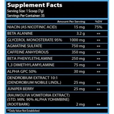 FIRSTCHOICE - SVG75 PRE WORKOUT 282 G FIRSTCHOICE SUPPLEMENTS
